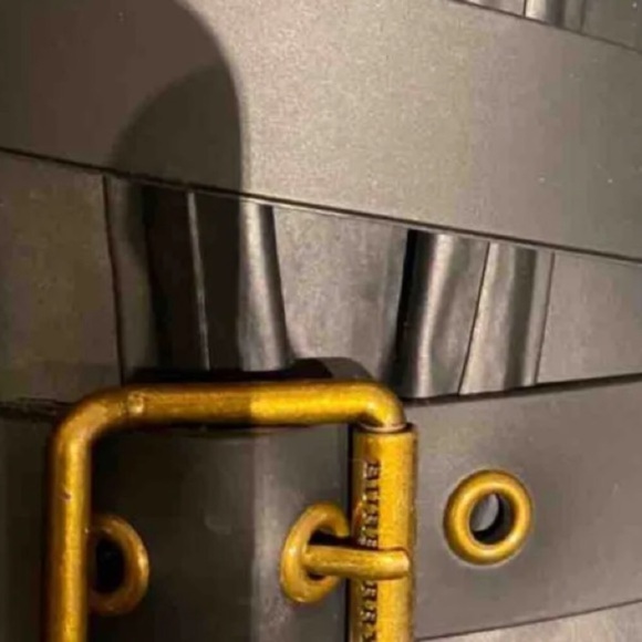 Burberry Black Mini Mid Buckle Rain Boots - Picture 10 of 12